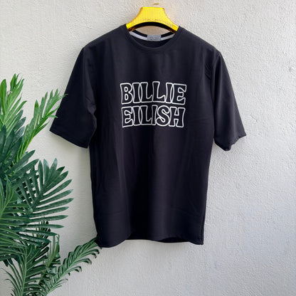 Round neck Front and back print droup shoulder Tshirt 1 pc @199 and 3 pcs @ 499