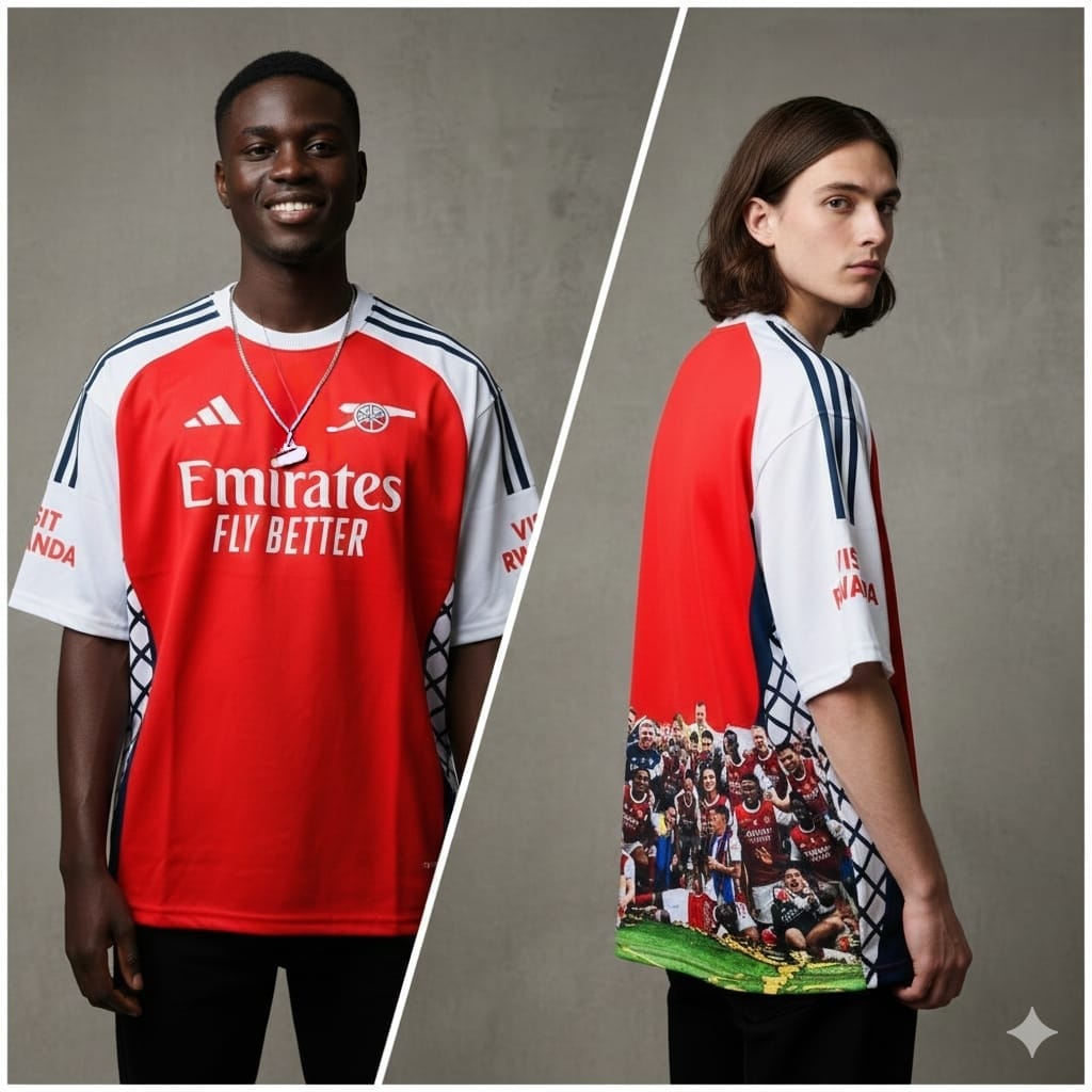 Half sleeve front and back printed football jersey buy @200