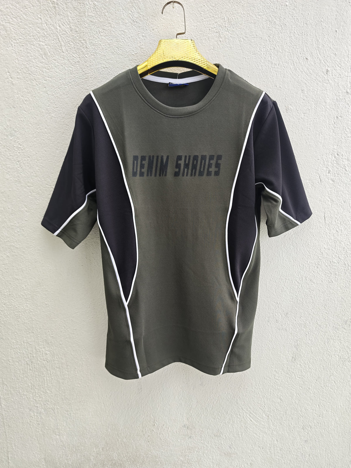 MFW piping design round neck drop shoulder tshirt buy@250rs only