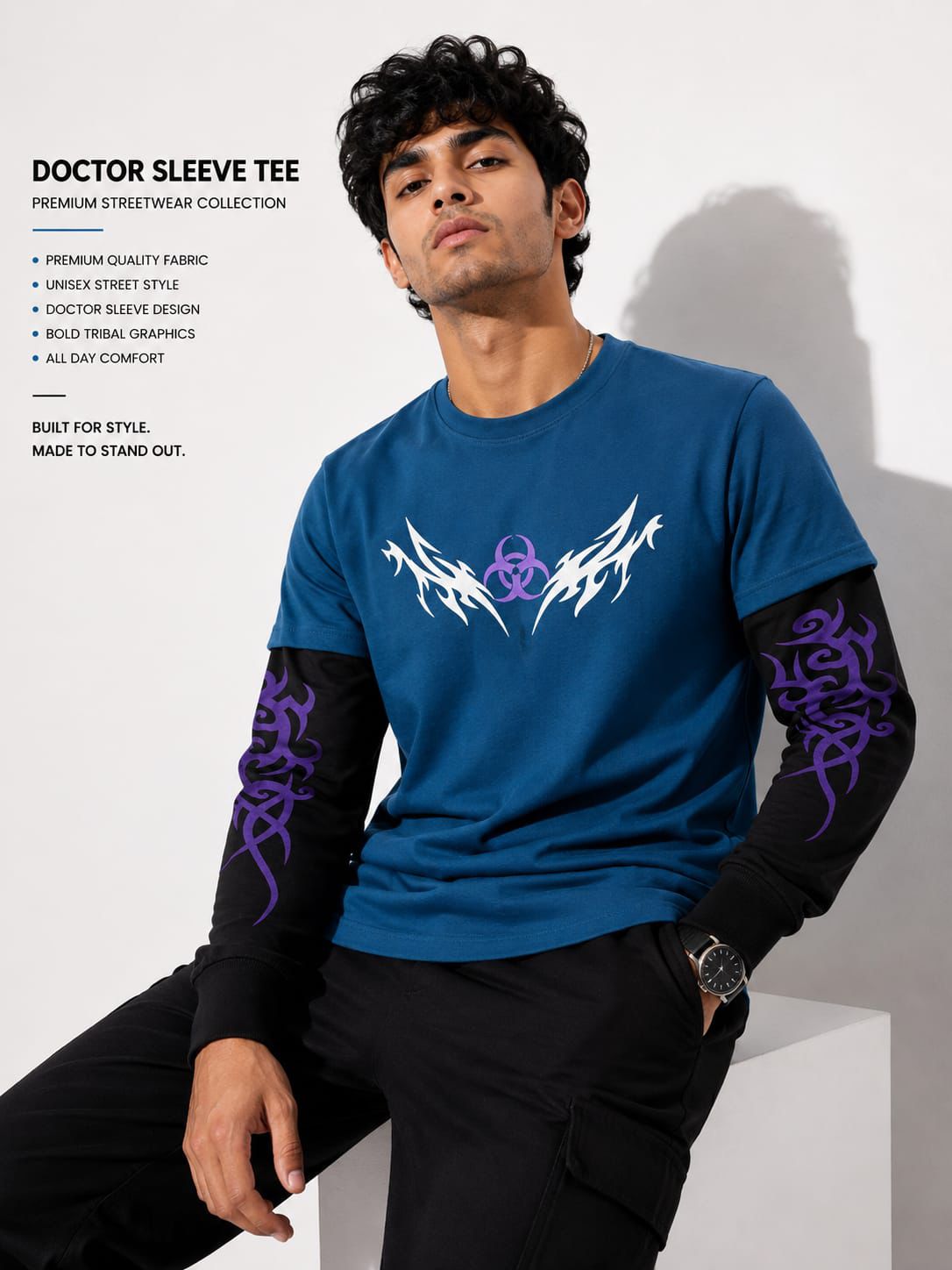 MFW round neck Dr sleeve full sleeve Tshirt 1 pc @199 and 3 pcs @ 499