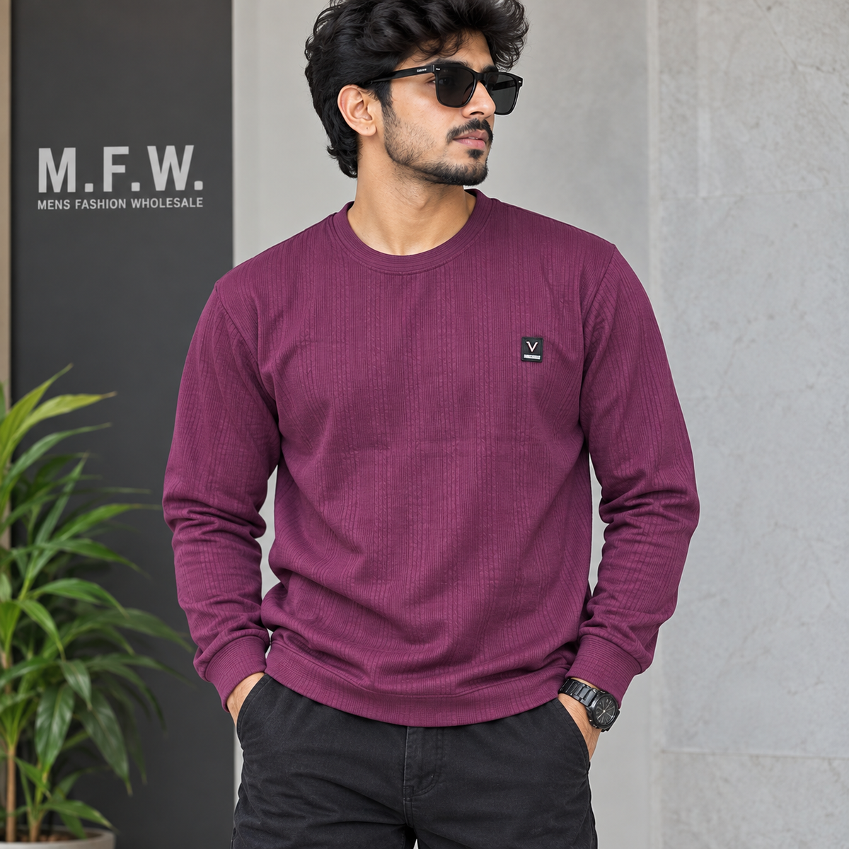 MFW round neck full sleeve Tshirt 1 pc @199 and 3 pcs @ 499