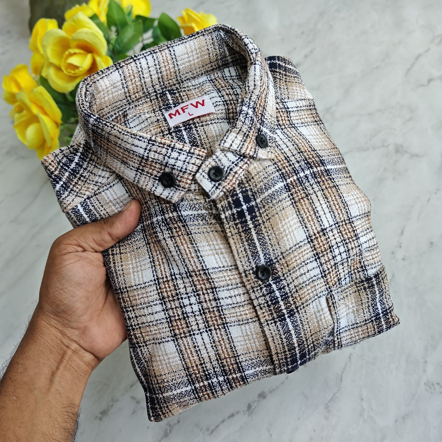 Mfw Flannel Checked Shirts single pcs @299 and Buy 4 pcs combo @999