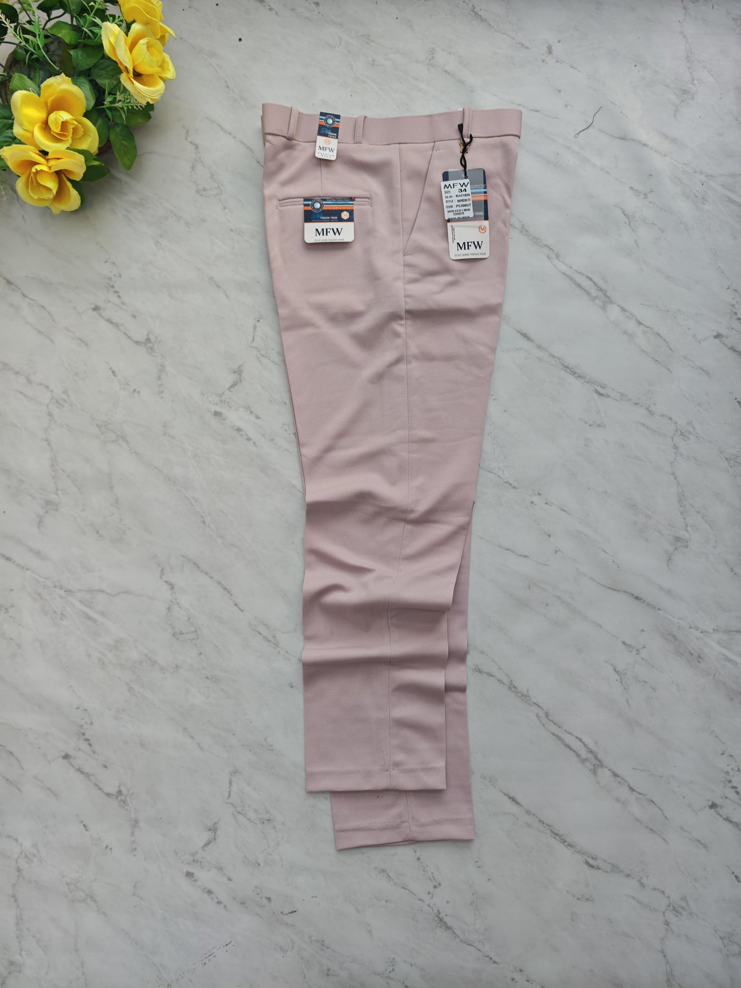 MFW peanut fabric polo fit pants buy @350 rs only