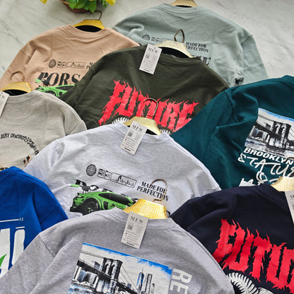 3 in 1 combo buy 3 pcs Random design Cotton Drop shoulder tshirts buy 500 only(Read description before ordering)