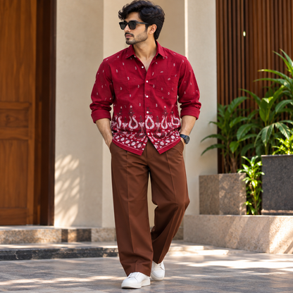 2 in 1 Combo MFW bottom printed shirts + Korean Baggy pant buy @600 rs only