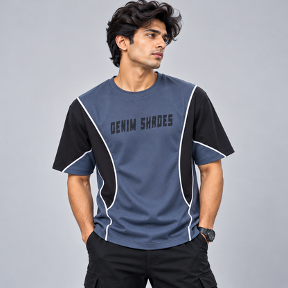 MFW piping design round neck drop shoulder tshirt buy@250rs only