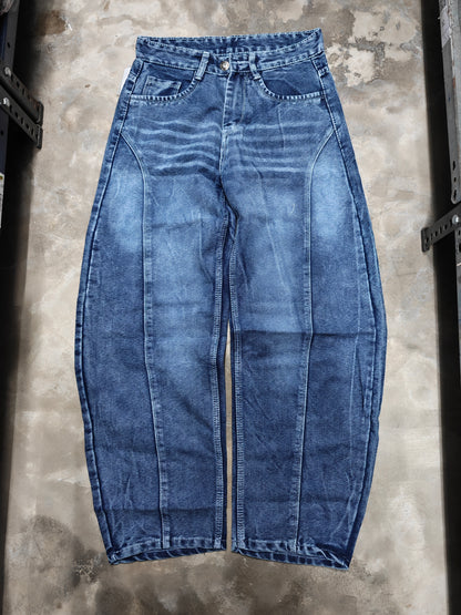 MFW whisker type barrel fit jeans pants buy @450 rs only[Mid]