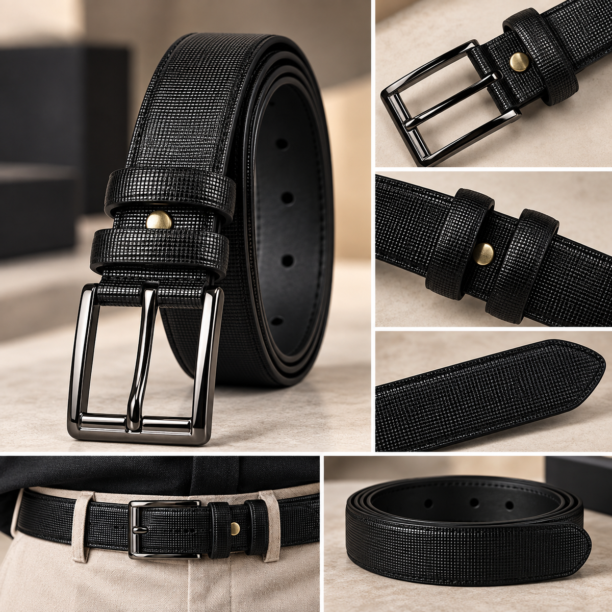 Mfw Premium Belt Buy @200rs (BM-4) (BLACK)