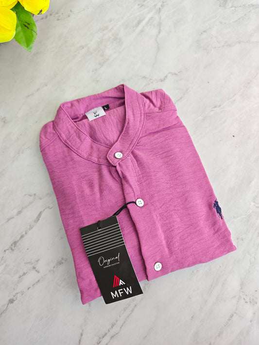 MFW Chinese collar crush lenin full sleeve shirts Single pcs @299 and Buy 4 pcs combo @999