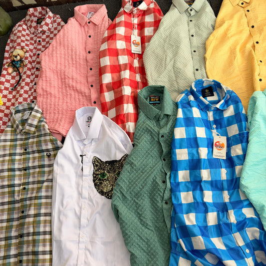 Mega Clearance Sale – Men’s Shirts Combo Deal Grab this unbeatable offer – 10 Shirts Combo @ Just ₹1000 Only!