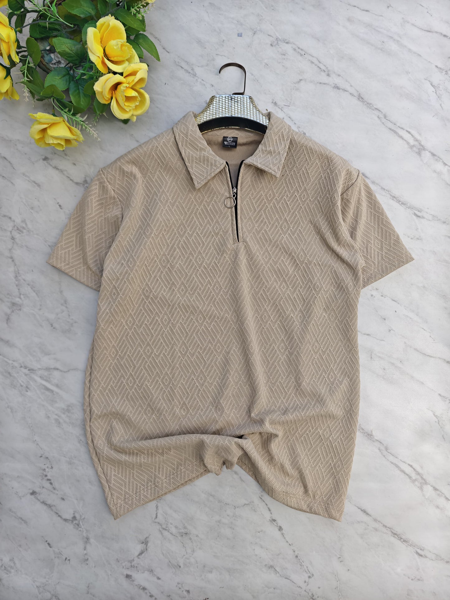 Mfw Half sleeve zipper Tshirt 1 pc @199 and 3 pcs @ 499