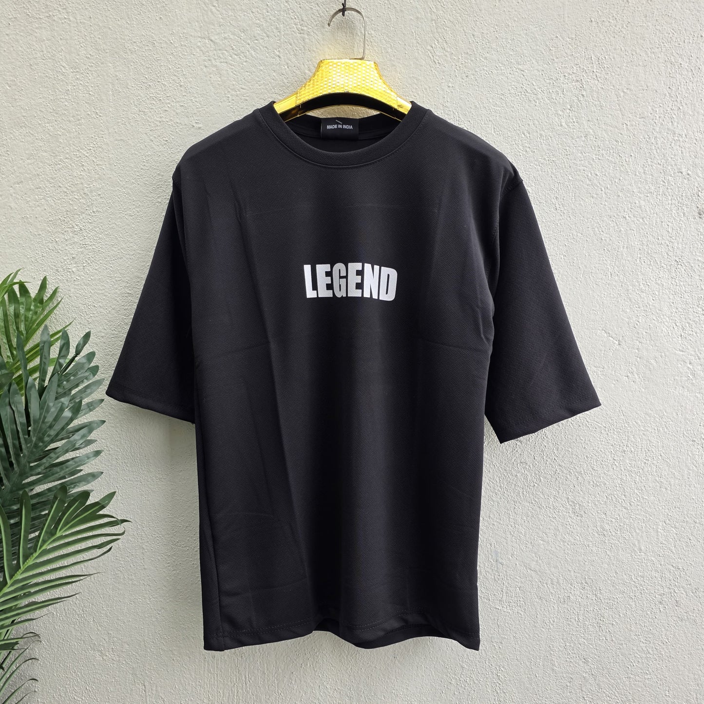 Legend design Round neck Front and back Printed droup shoulder Tshirt 1 pc @199 and 3 pcs @ 499
