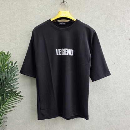 Legend design Round neck Front and back Printed droup shoulder Tshirt 1 pc @199 and 3 pcs @ 499