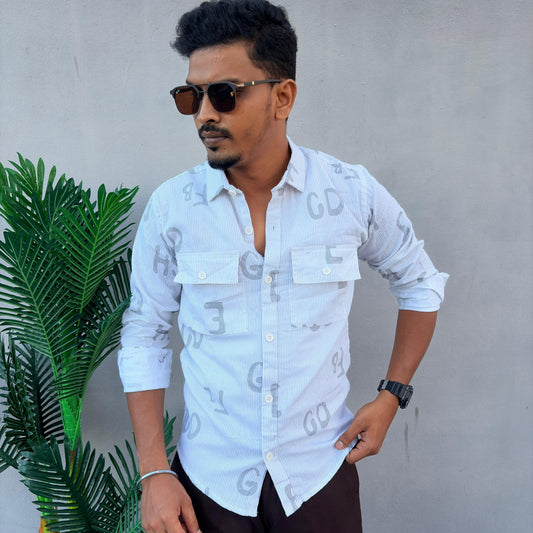 Men's Full sleeve Double pocket Shirts Shirts single pcs @299 and Buy 4 pcs combo @999