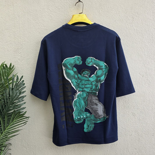 Round neck Front and back Printed droup shoulder Tshirt 1 pc @199 and 3 pcs @ 499