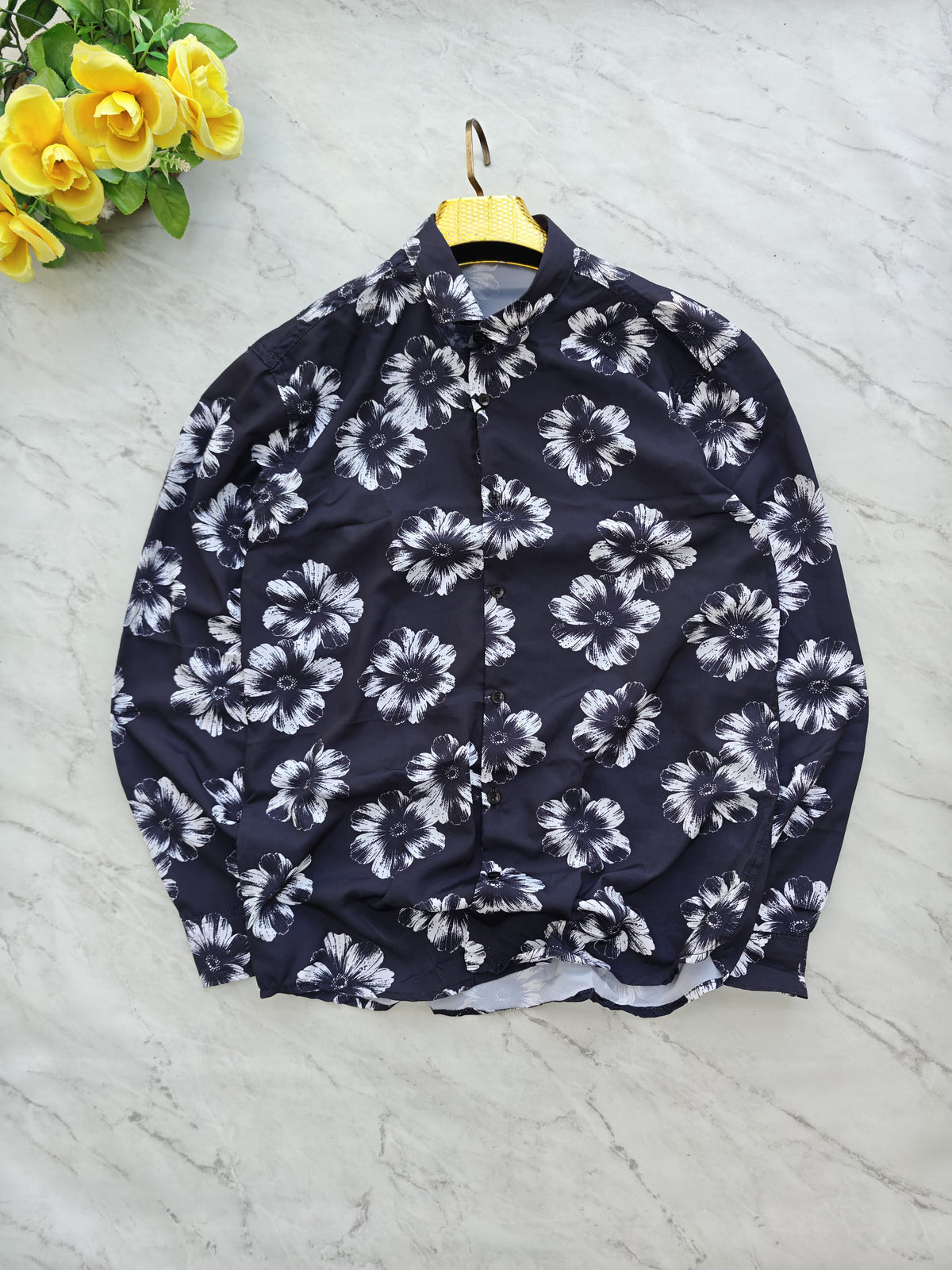 MFW Floral Viscose Printed Full Sleeve Shirt Single pcs @299 and Buy 4 pcs combo @999
