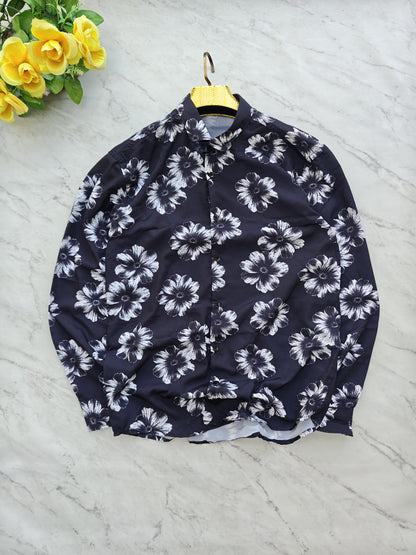 MFW Floral Viscose Printed Full Sleeve Shirt Single pcs @299 and Buy 4 pcs combo @999