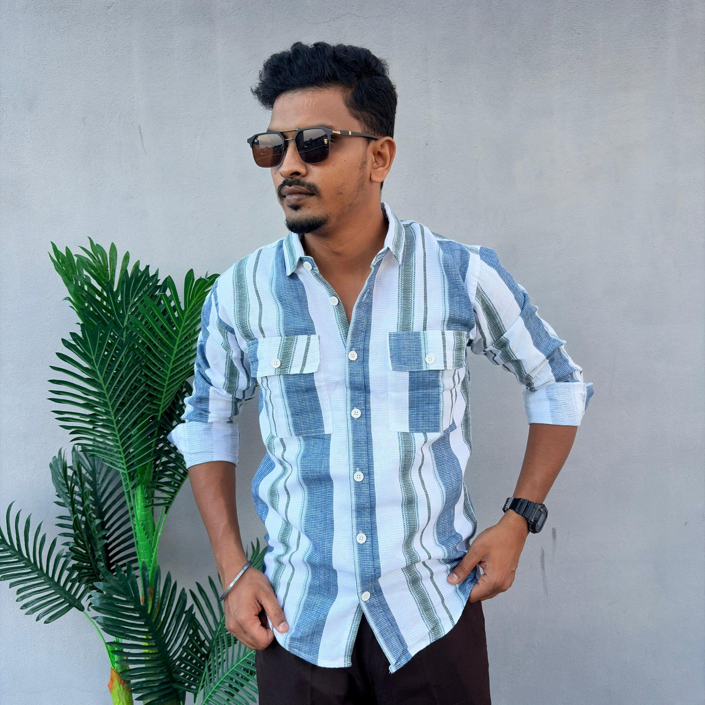 Men's Full sleeve Double pocket Shirts Shirts single pcs @299 and Buy 4 pcs combo @999