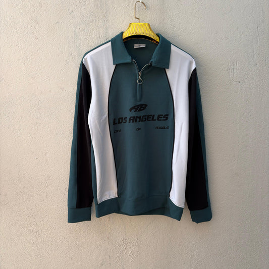 Men's korean Collar premium old money Zipper Full sleeve tshirts@249