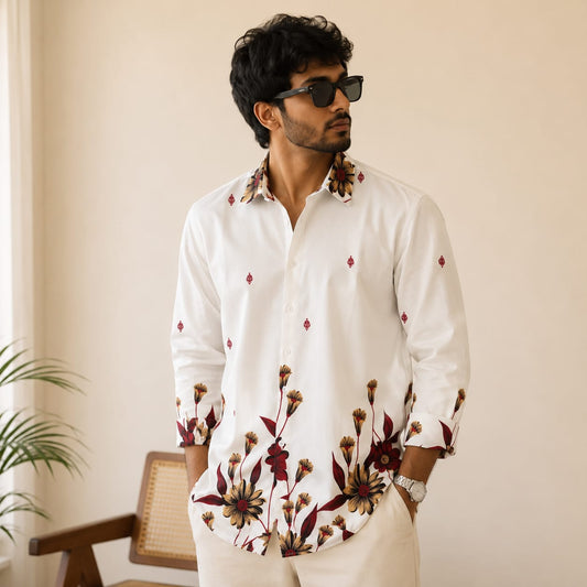 MFW viscose bottom printed shirts Single pcs @299 and Buy 4 pcs combo @999