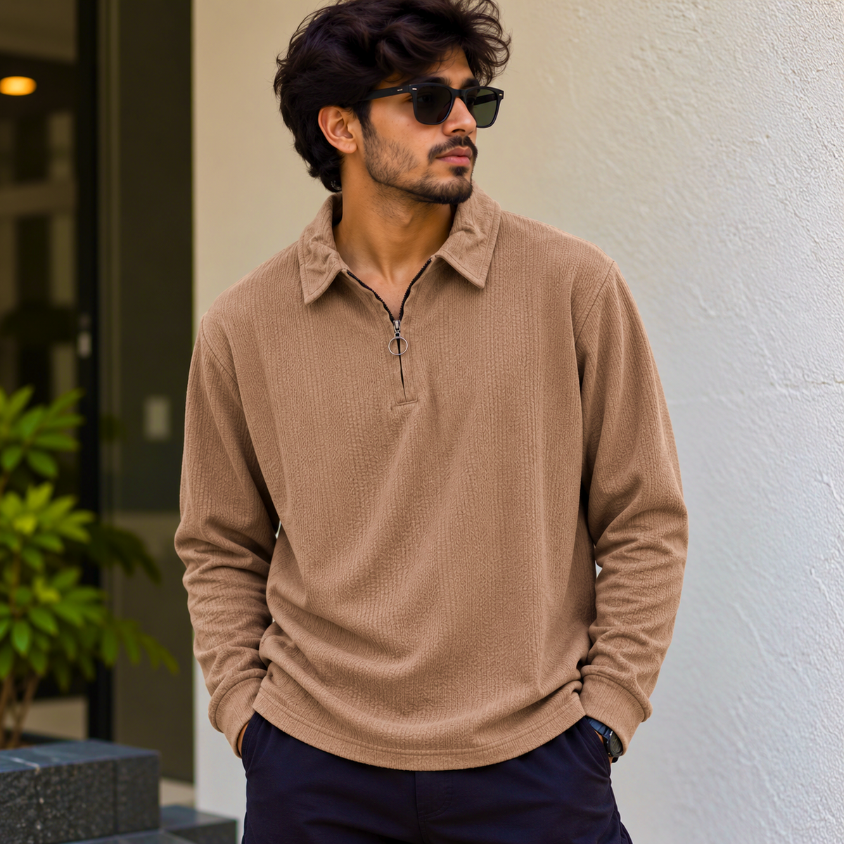 Mfw Full sleeve zipper Tshirt 1 pc @199 and 3 pcs @ 499