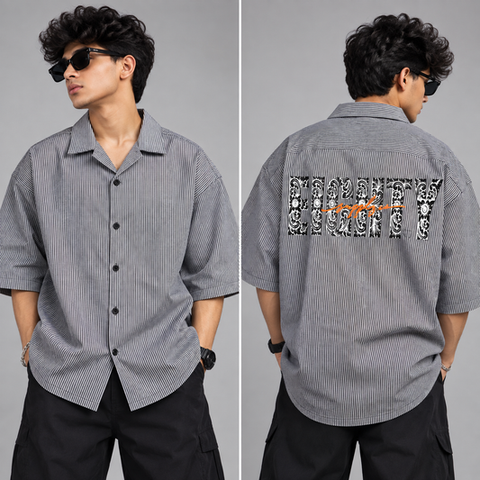 Mfw Baggy Boxy Fit Drop shoulder stripes shirt buy @250 rs