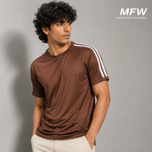 MFW Net folding Half sleeve Tshirt 1 pc @199 and 3 pcs @ 499