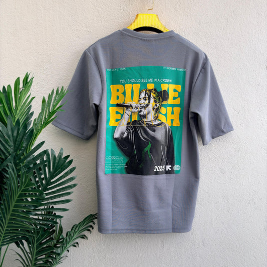 Round neck Front and back print droup shoulder Tshirt 1 pc @199 and 3 pcs @ 499