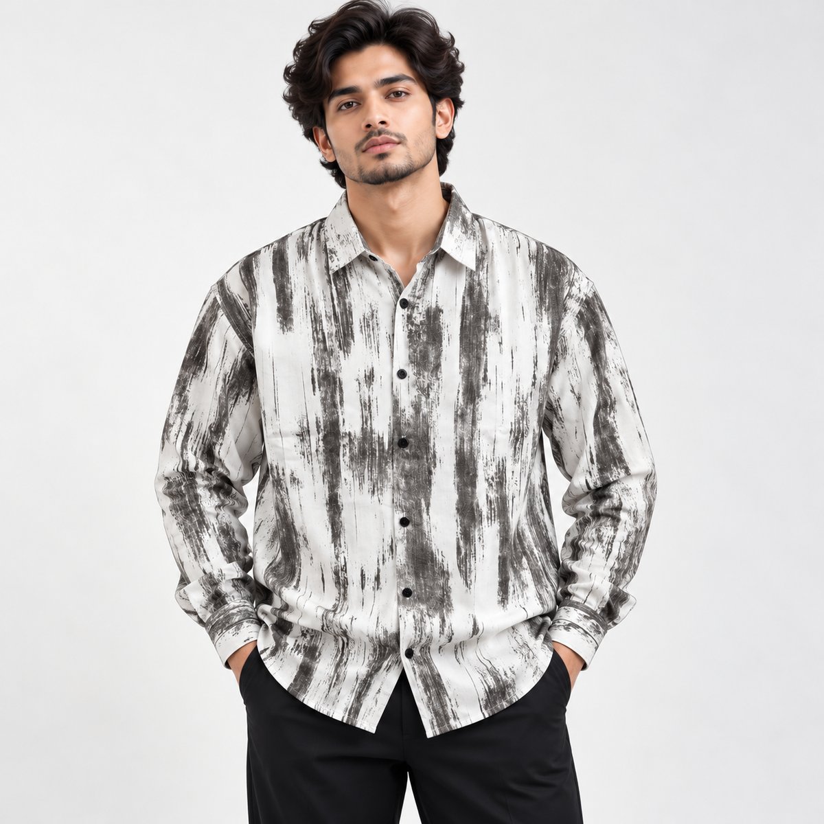 MFW Abstract printed shirts Single pcs @299 and Buy 4 pcs combo @999