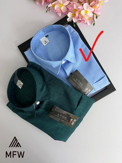MFW plain Lenin shirts Single pcs @299 and Buy 4 pcs combo @999