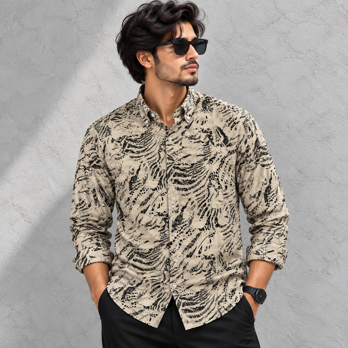 MFW viscose full sleeve printed shirts Single pcs @299 and Buy 4 pcs combo @999