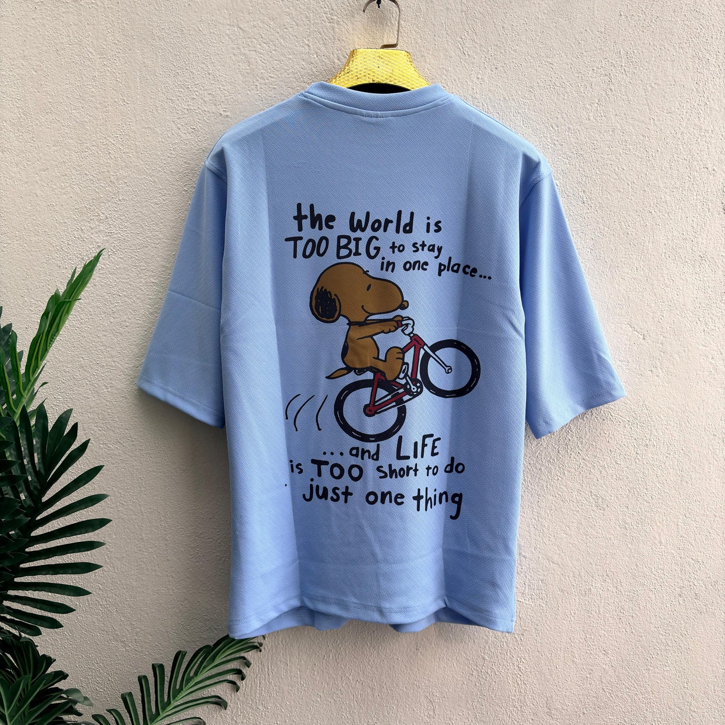 Move design Round neck Front and back Printed droup shoulder Tshirt 1 pc @199 and 3 pcs @ 499