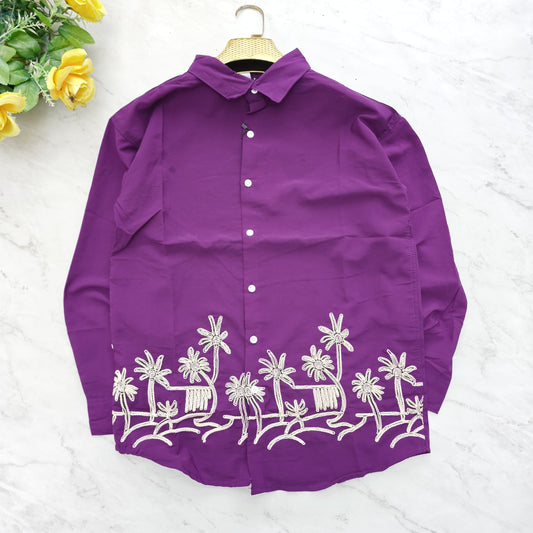 Men's bottom embroidery Shirts single pcs @350 and Buy 3 pc combo @999