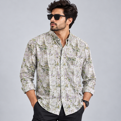 MFW viscose full sleeve printed shirts Single pcs @299 and Buy 4 pcs combo @999 [New]