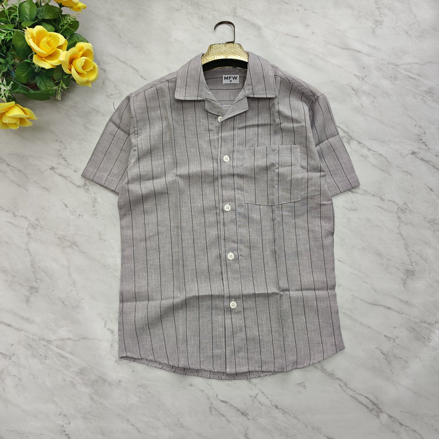 D1 MFW Cuban collar shirts buy 3 pcs @499 and 1 pcs @199