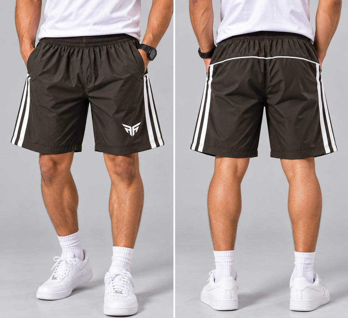 NS 3 line back side piping shorts buy 3 pcs @499 and 1 pcs @199