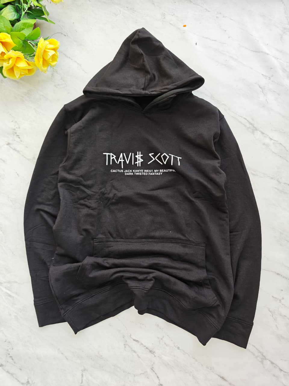 Men's Cotton back printed Hoodies single pcs @299 and Buy 4 pcs combo @999(Random design only no color selection only size selection )