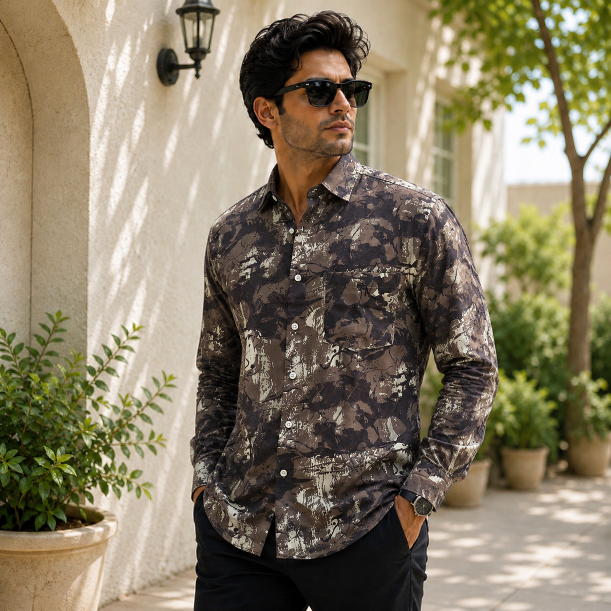 Men's Full sleeve viscose printed Shirts single pcs @350 and Buy 3 pc combo @999