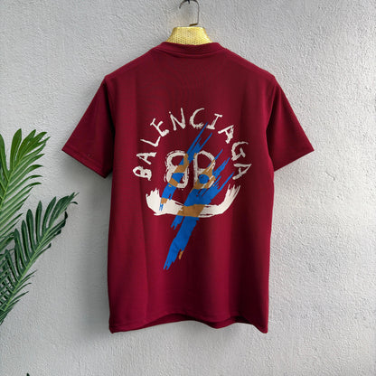 Half sleeve Round neck Front and back Printed Tshirt 1 pc @199 and 3 pcs @ 499