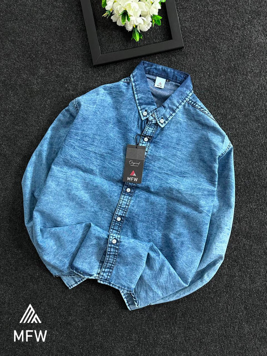 Men's Full sleeve Denim Shirts single pcs @350 and Buy 3 pc combo @999