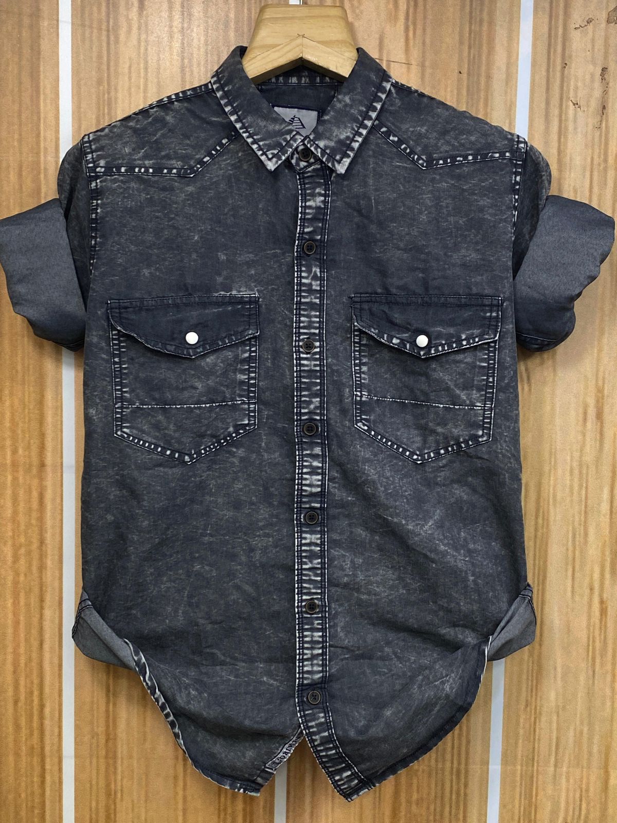 Men's Full sleeve Double pocket Denim Shirts single pcs @350 and Buy 3 pc combo @999
