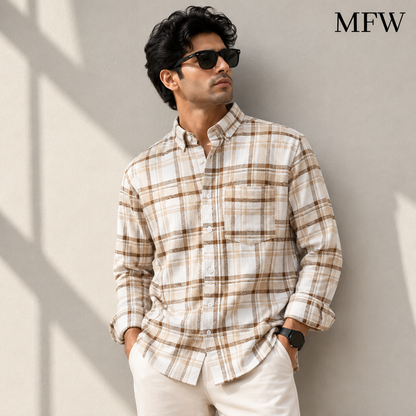 MFW Old money type flannel full sleeve shirts Single pcs @299 and Buy 4 pcs combo @999