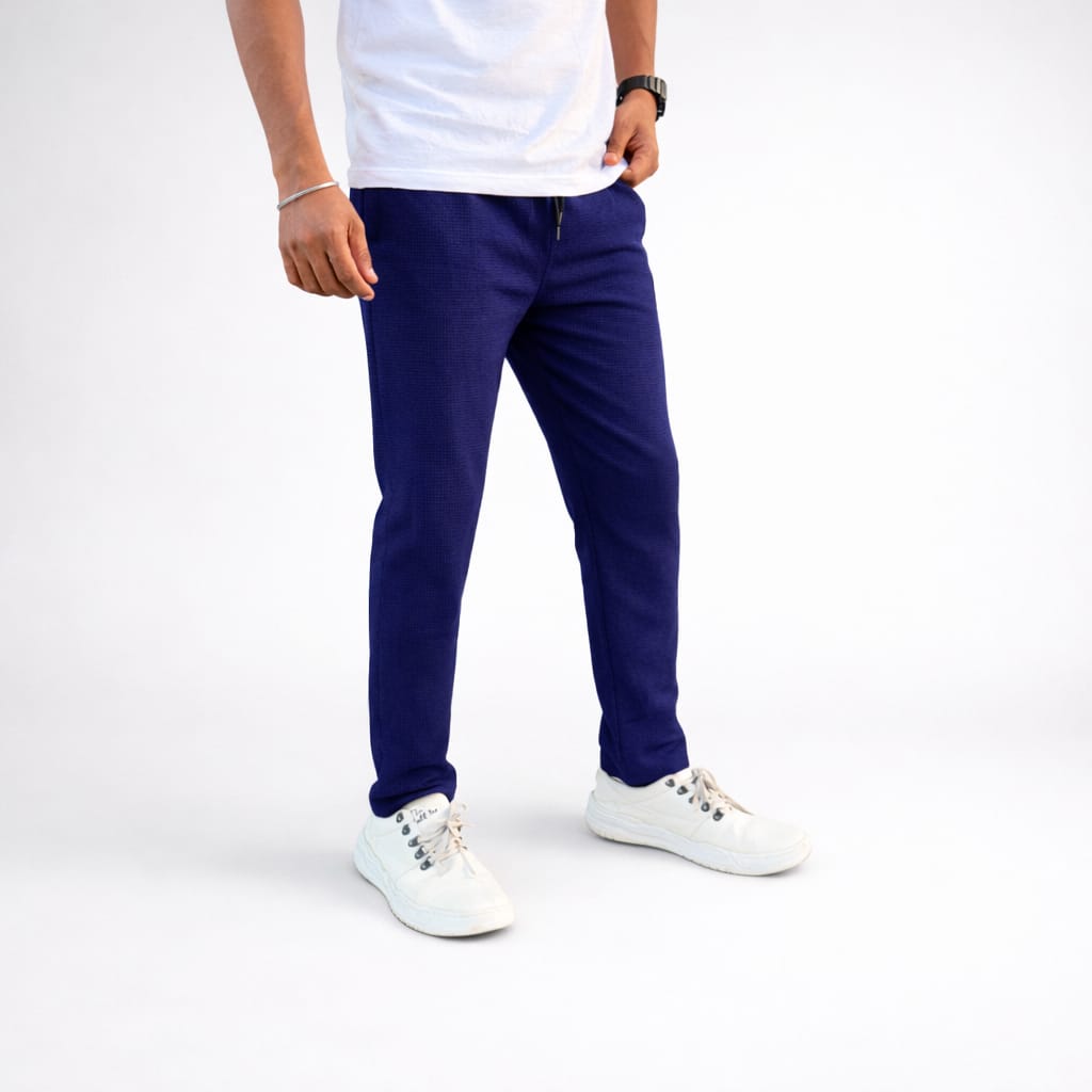 Popcorn track pants buy 3 pcs @499(Navy)