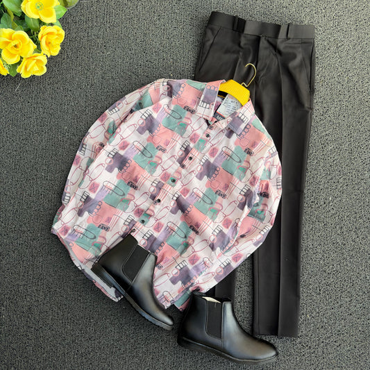 3 in 1 combo Printed Shirts + Polo fit pants + Shoe buy @ 999 only