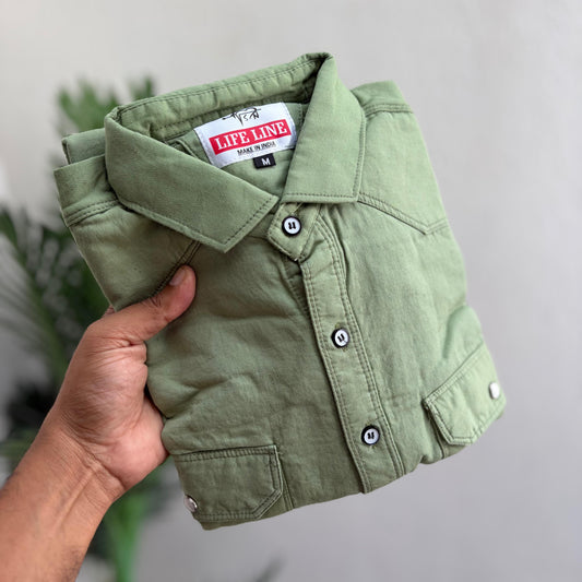 Men's cargo Double pocket shirt single pcs @350 and Buy 3 pc combo @999