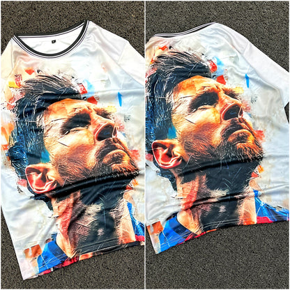 Men's premium Half sleeve football front and back print jersey buy @200