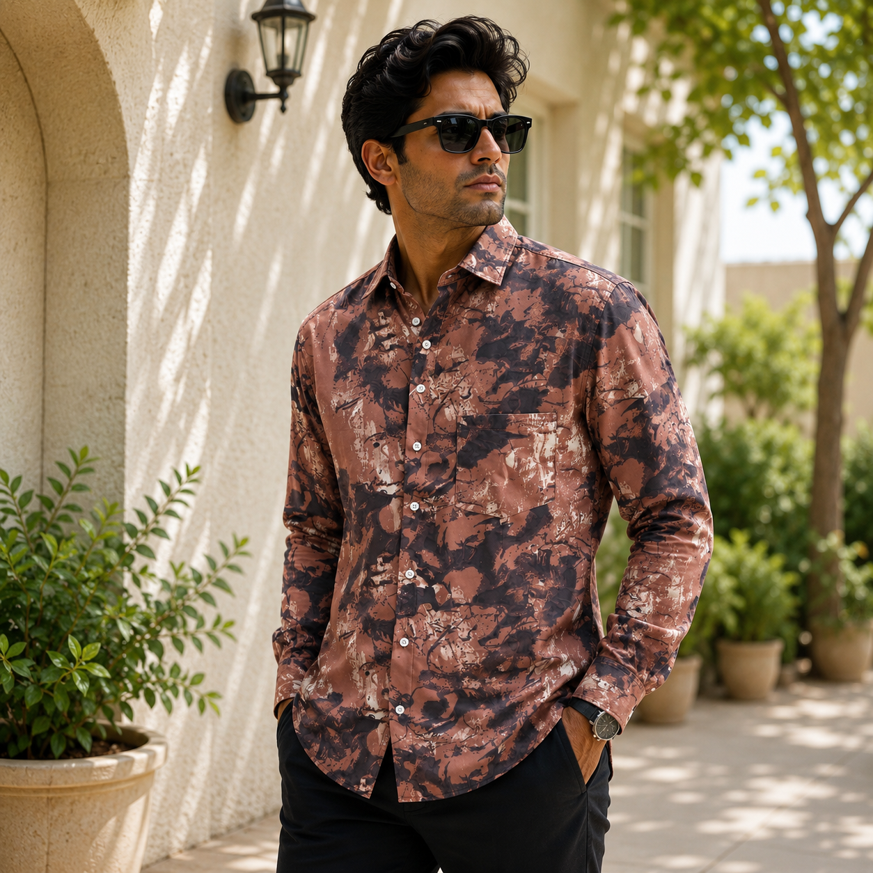 Men's Full sleeve viscose printed Shirts single pcs @350 and Buy 3 pc combo @999