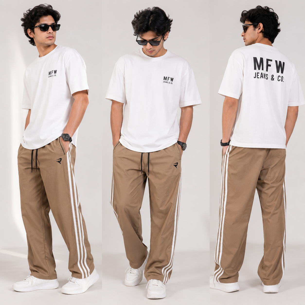 NS 3 Line baggy type track pants buy 3 pcs @499(Pls read description before ordering)