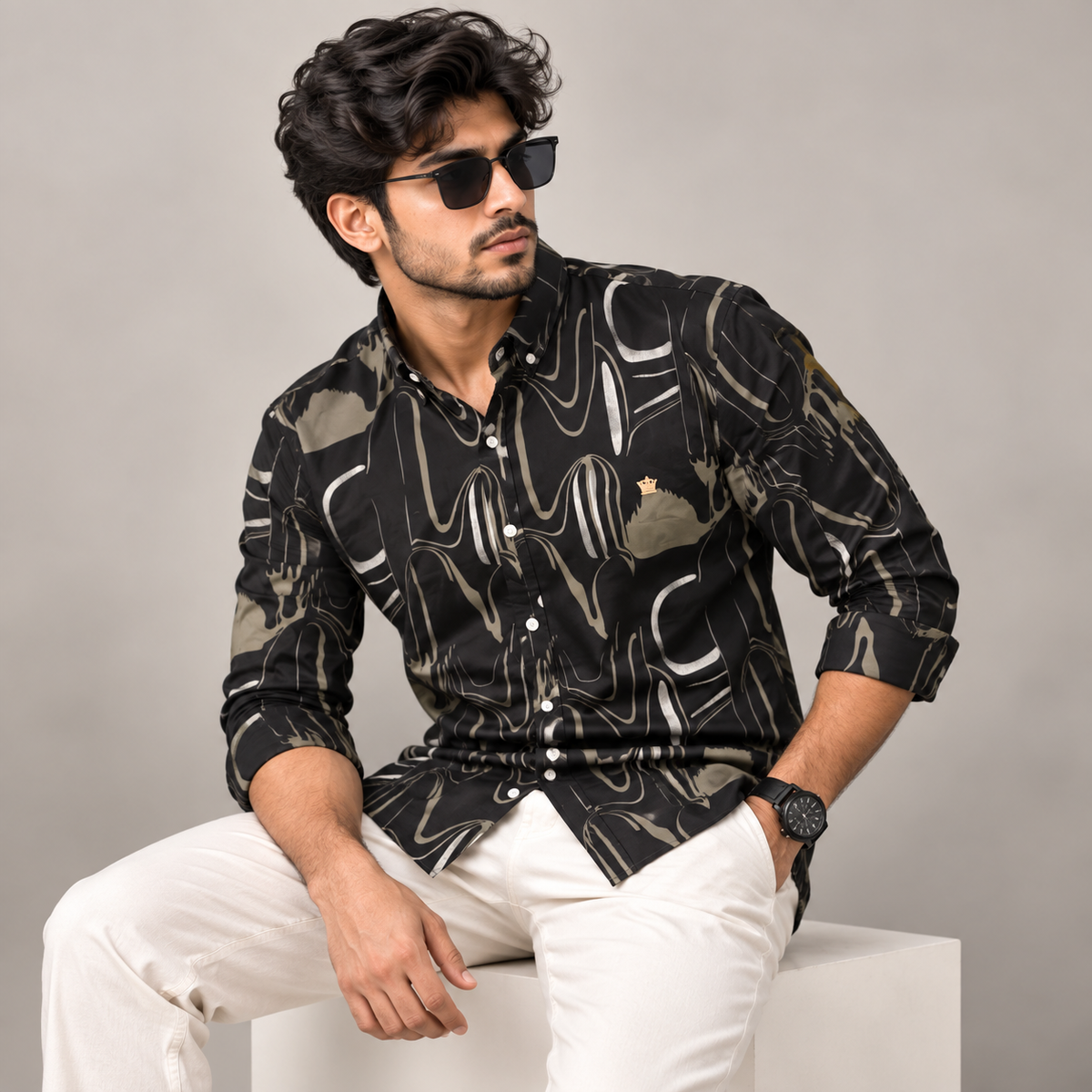 MFW Old money type Rayon printed shirts Single pcs @299 and Buy 4 pcs combo @999[PS-03]