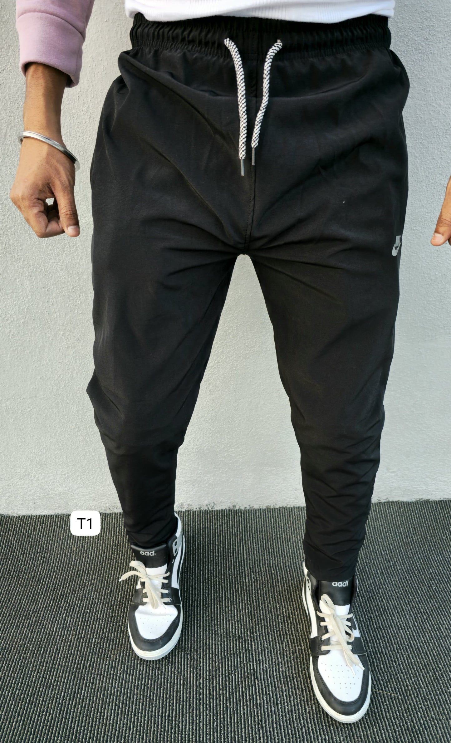 Ns plain track pants buy 3 pcs @499(Black )